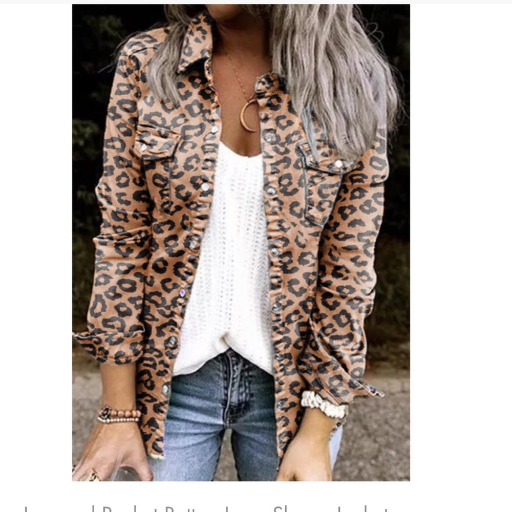 NWT Chicos Denim Jacket